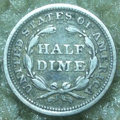 1854-Half-Dime