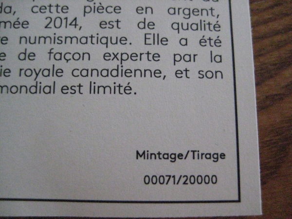 2014-Peregrine-Falcon-Nice-COA-71/20000