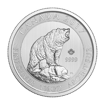 2017-Canadian-Grizzly-Bear-1.5-Oz-Silver-Coin