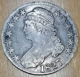 1827-Bust-Half-Dollar---Fake-Or-Not?