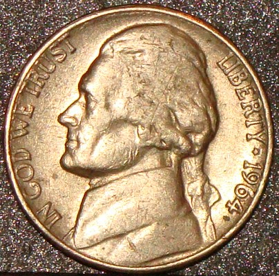 1964-D-Jefferson-Nickel-Doubling-On-Mint-Mark/Repunched