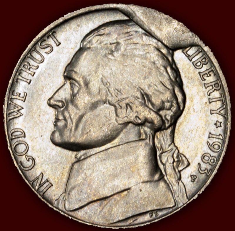 1983-P-Jefferson-Nickel-Cud-ID-Cu-5c-1983-P-12