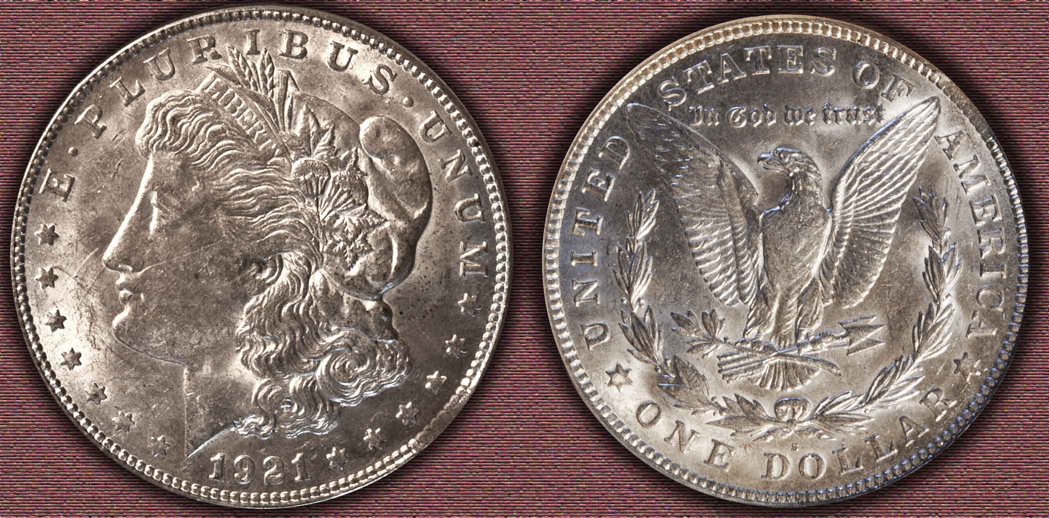 1921-S-Morgan-Silver-Dollar-With-Tiny-Clip