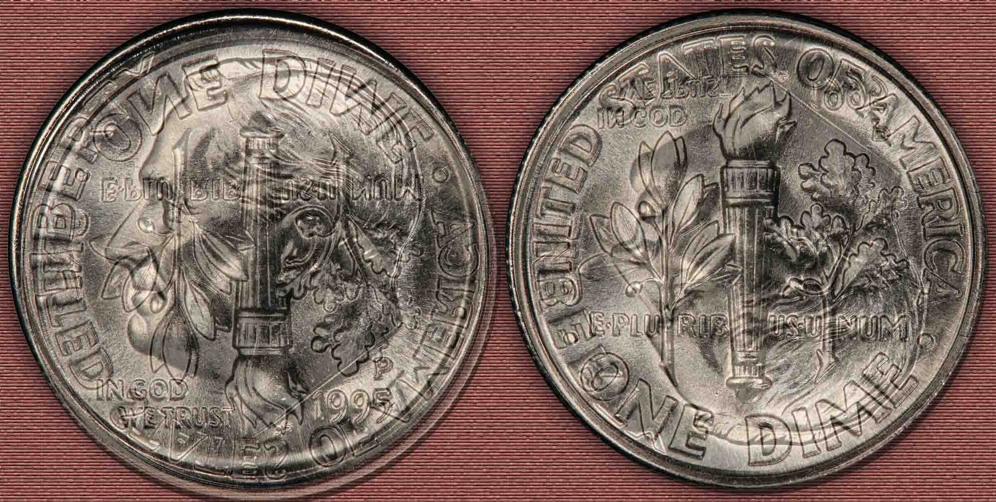 1995-P-Roosevelt-Dime-Mint-Error-Die-Clash---Any-Value?