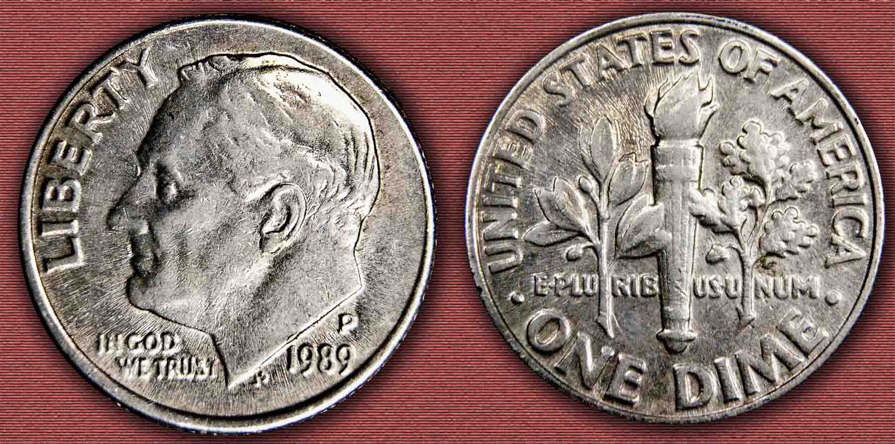 1989-P-Roosevelt-Dime-Clashed-And-Polished-Late-Die-Stage