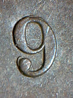 1894-Large-Cent-With-Repunched-9