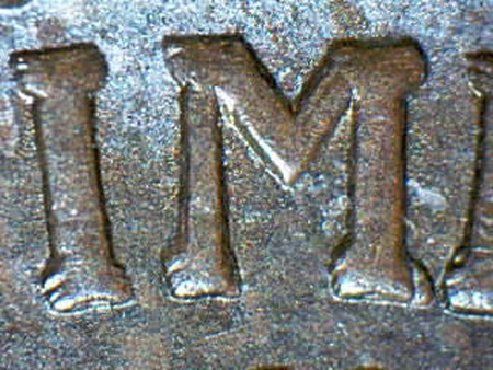Canada-Large-Cent,-1909-With-Tripled-Letters