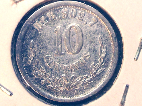 Mexico,-**-An-Extremely-Dramatic-Double-Die-Both-Sides1874-10-Cents