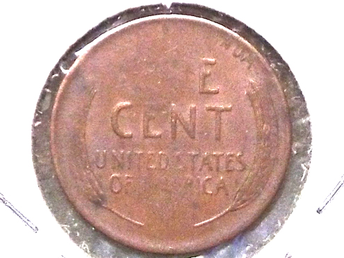 1956-D-Cent,-Missing-Much-Legend-Both-Sides,-And-Underweight.