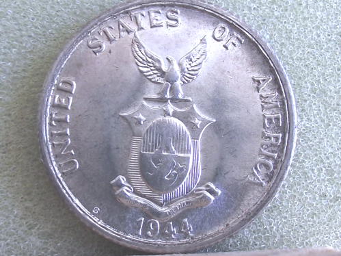 A-US-Coin.-Philippine-Is.-50-Cents,-1944-S,---2-Different-Size-MM-.--Help