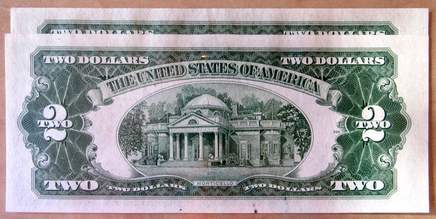 Long-And-Short-1953-$2-Bills.--Differences-Between-Two-Consecutive-Bills.