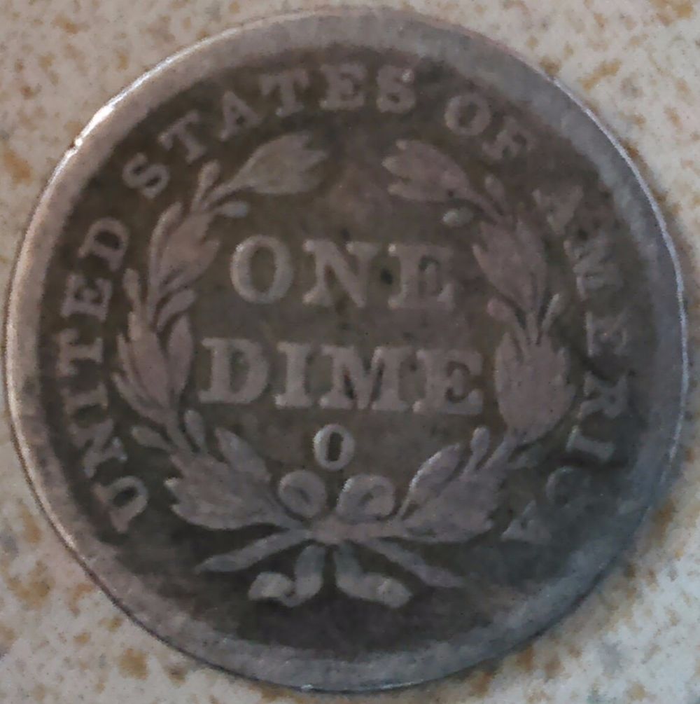 1838-O-Dime