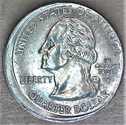 2001-P-New-York-Quarter-Misaligned-Dies-On-Obverse-And-Reverse