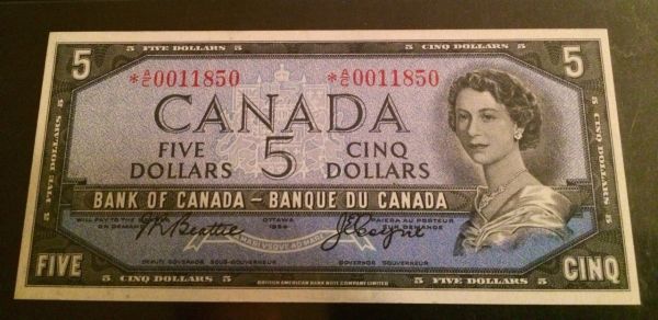$5-1954-Replacement-Note