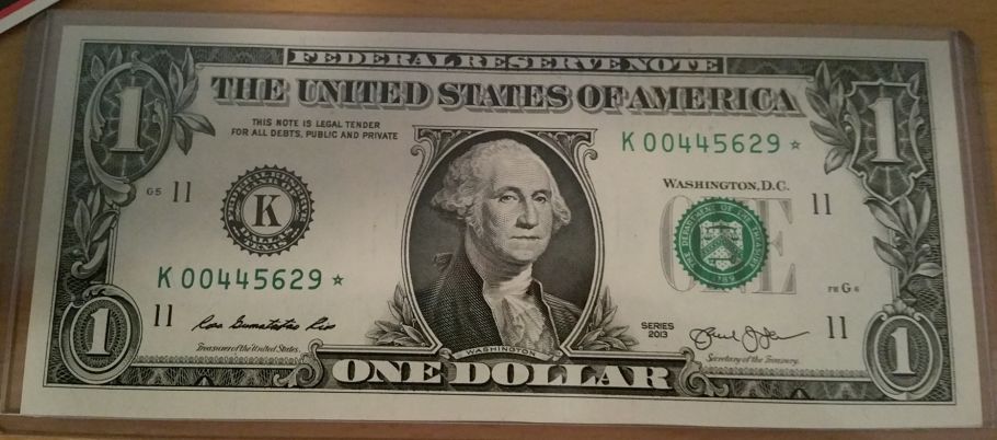2013-1$-Crisp-Star-Note