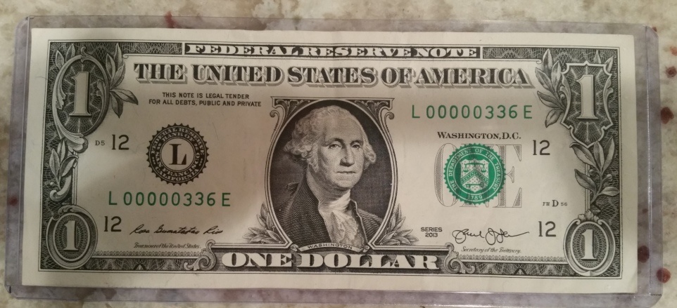 2013-$1-Low-Serial-Number