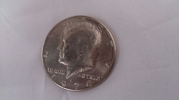 1974-Kennedy-Half-Dollar-With-A-Mark