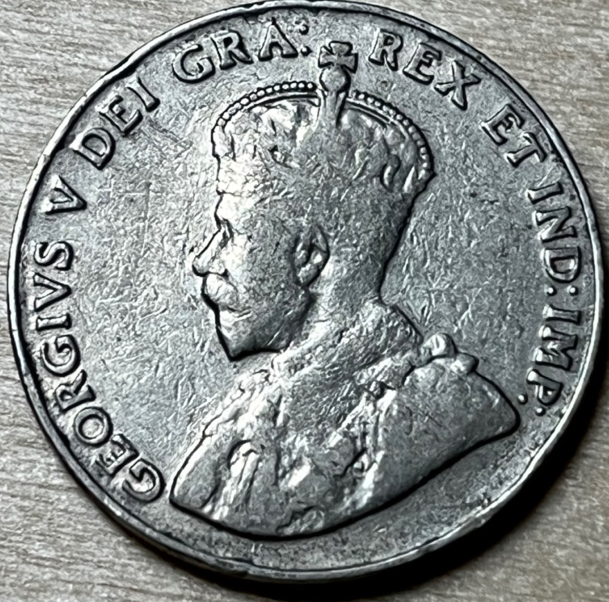 Canada-1927-5c-Grading