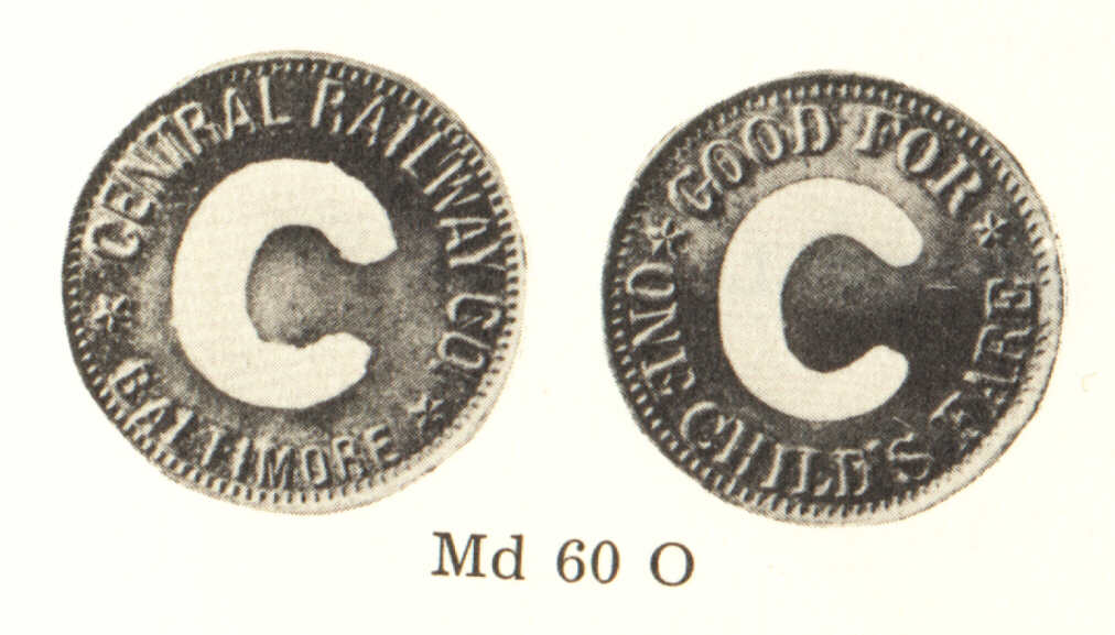 Child's-Fare---Central-Passenger-Rr-CO---Baltimore-MD