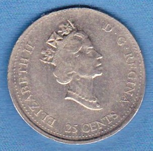 Canadian-Quarter-Struck-On-US-Nickel-Planchet