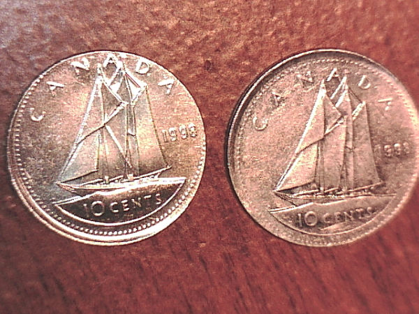 Rare-Wrong-Planchets-Dimes-And-Nickel-On-Malaysia-Planchets