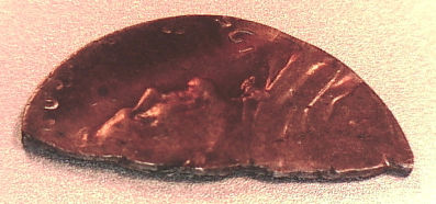 Rare-Wheat-Cent-Struck-On-Fragment/Scrap