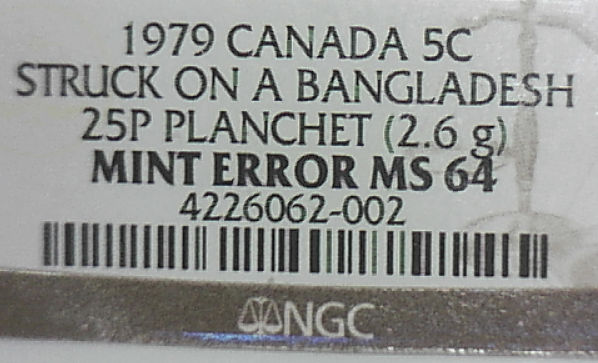 Canada-1c-Coins-Struck-On-Steel-Planchets-Bangladesh-25-Poisha