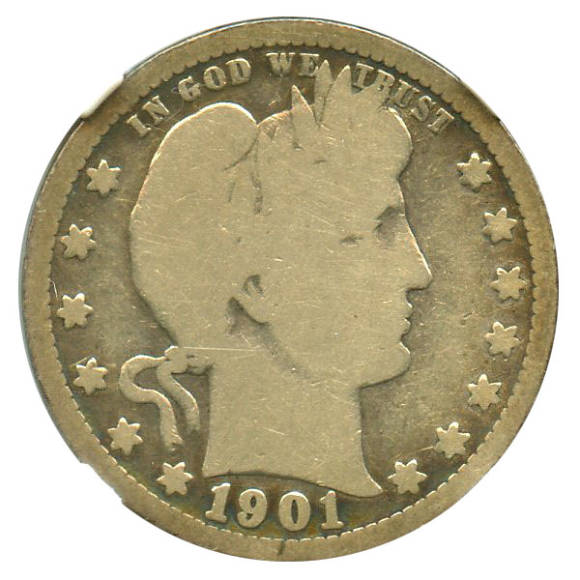 1901-S-Barber-Quarter-G-4/6