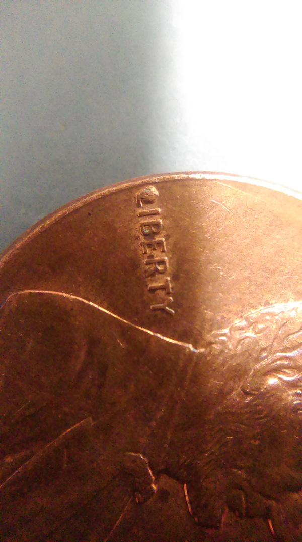 1994-Penny-Copper-Blob-Over-L-In-Liberty