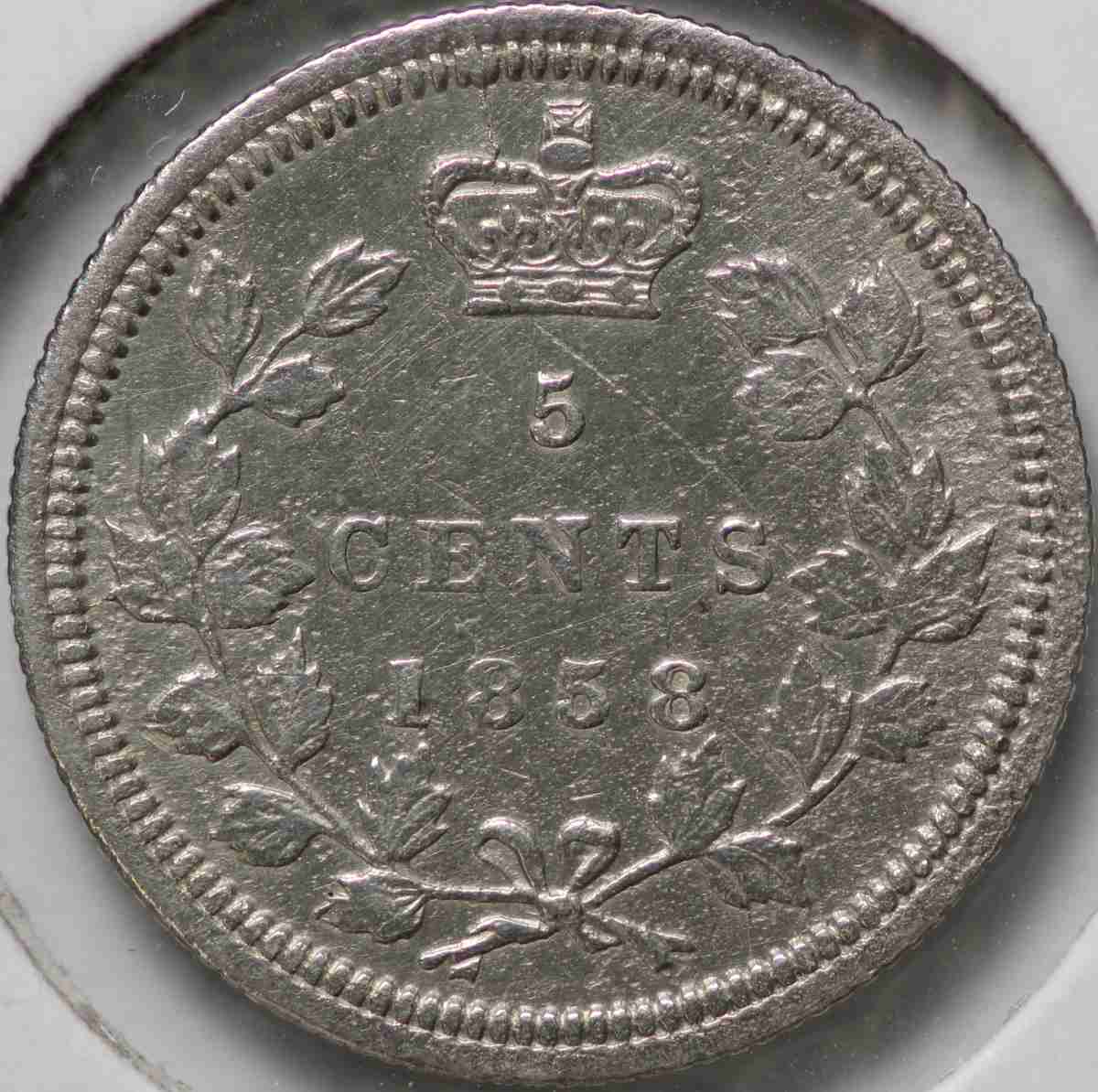 1858-Large-Date--5-Cent-Varities