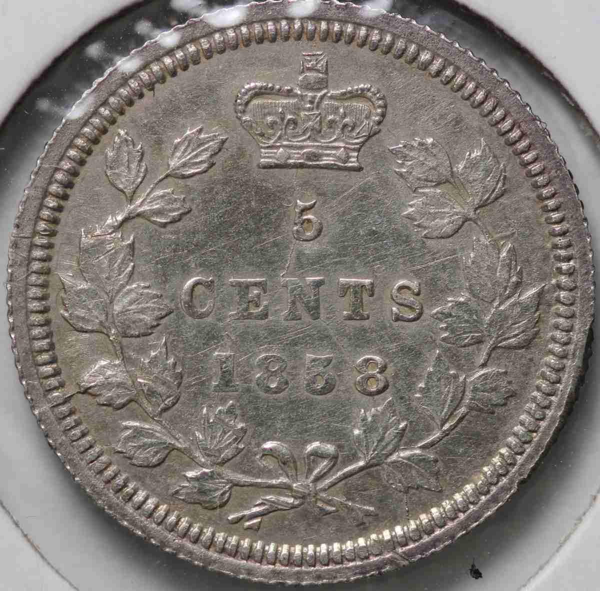 1858-Large-Date--5-Cent-Varities