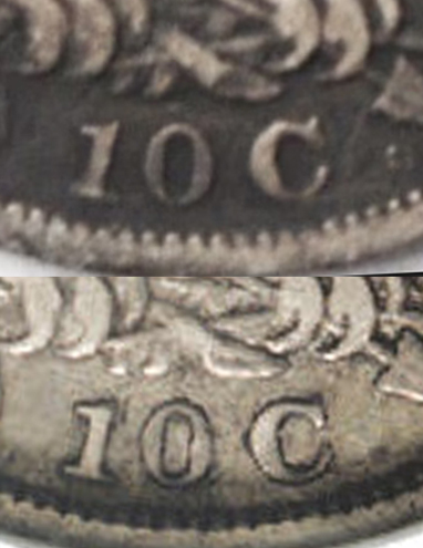 1830-P-Capped-Bust-Dime,-With-Unidentified-Variety-Attributes