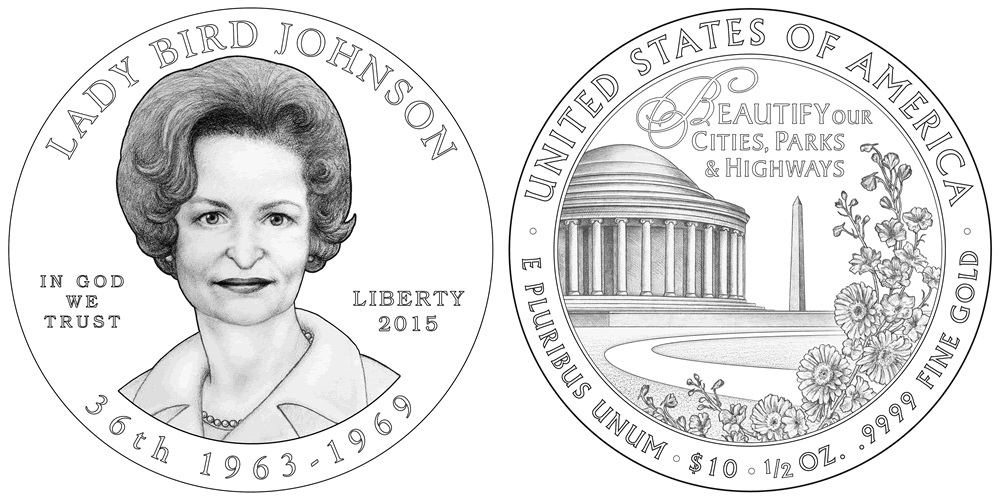 United-States-Mint-Announces-2015-First-Spouse-Gold-Coin-Designs