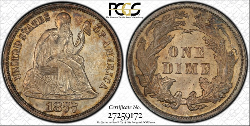 1877 Seated Liberty Dime 1877 Seated Liberty Dime