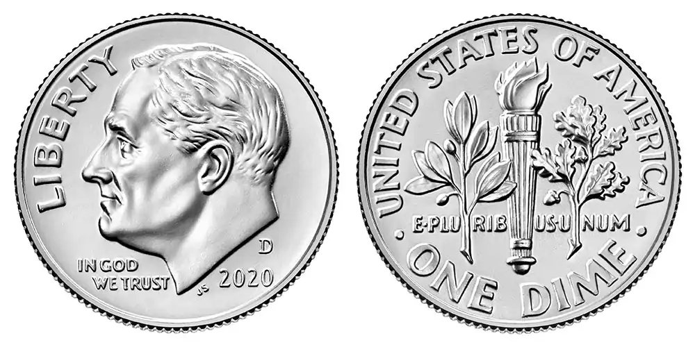 2020 D Roosevelt Dime 