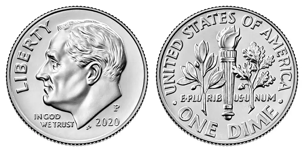 2020 P Roosevelt Dime 2020 P Roosevelt Dime