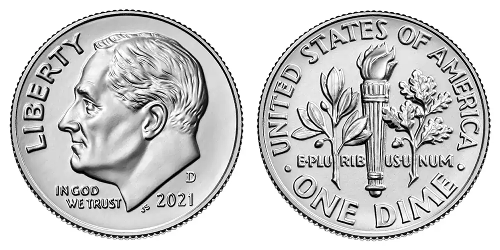 2021 D Roosevelt Dime 2021 D Roosevelt Dime