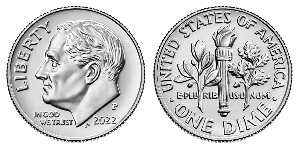 2022 P Roosevelt Dime 2022 P Roosevelt Dime