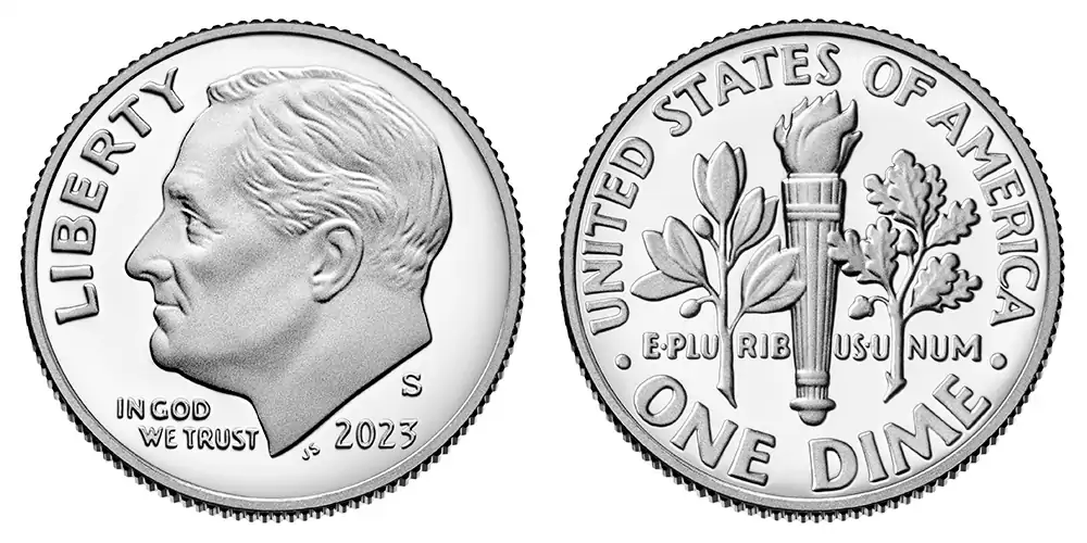 2023 S Clad Proof Roosevelt Dime 