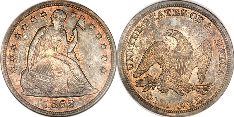 1852 Seated Liberty Dollar 1852 Seated Liberty Dollar