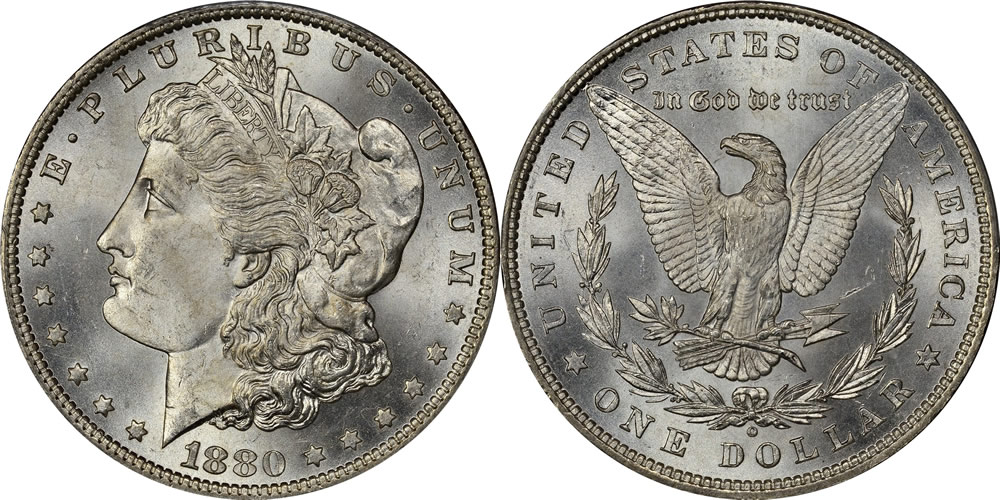 1880 O Morgan Dollar PCGS MS-65 1880 O Morgan Dollar PCGS MS-65