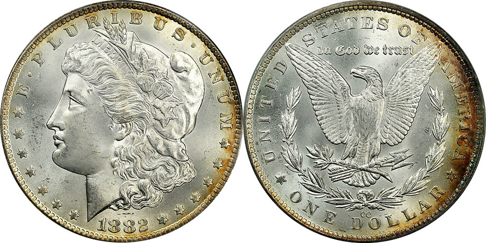 1882 CC Morgan Dollar 1882 CC Morgan Dollar