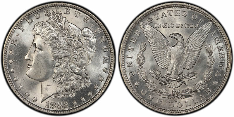 1882 O Morgan Dollar PCGS MS64 1882 O Morgan Dollar PCGS MS64