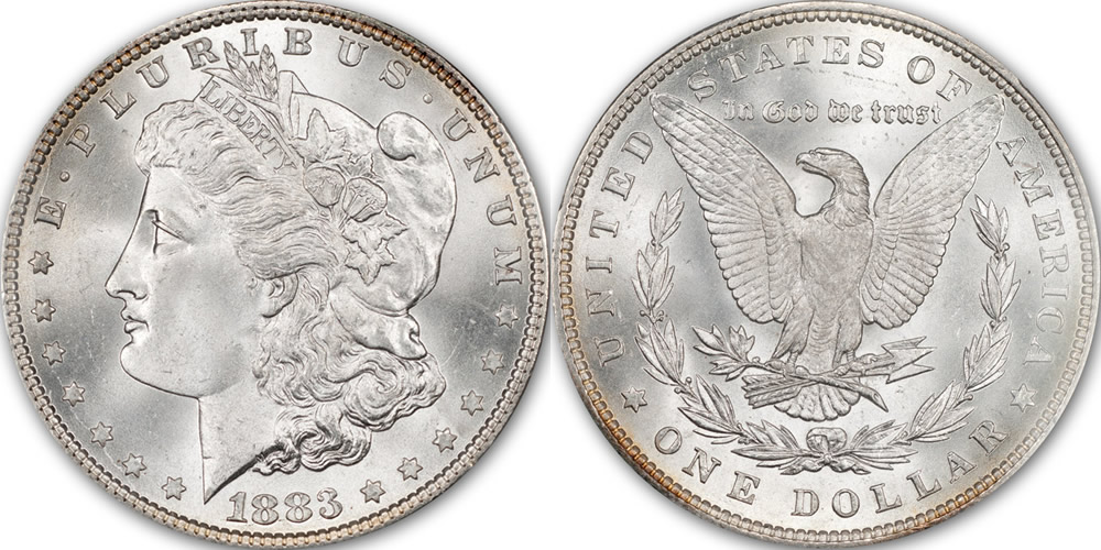 1883 Morgan Dollar PCGS MS-67 1883 Morgan Dollar PCGS MS-67