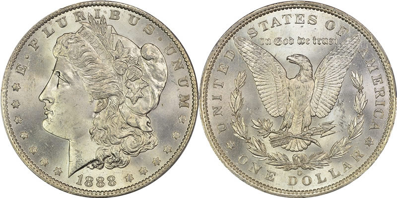 1886 O Morgan Dollar PCGS MS-66 1886 O Morgan Dollar PCGS MS-66