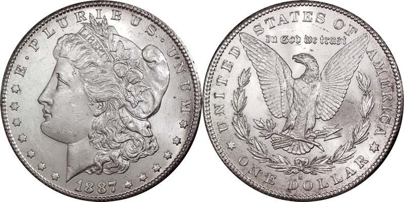 1887 S Morgan Dollar 1887 S Morgan Dollar