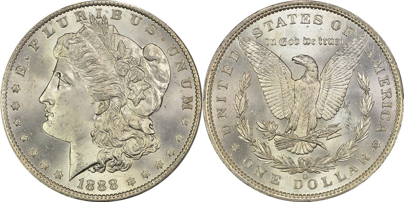 1888 O Morgan Dollar PCGS MS-66 1888 O Morgan Dollar PCGS MS-66