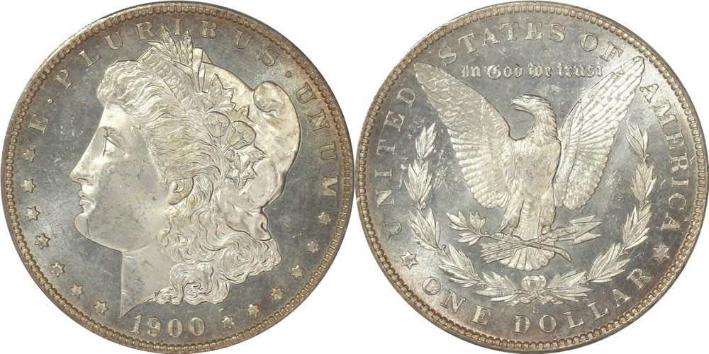 1900 S Morgan Dollar PCGS MS-65 CAC 1900 S Morgan Dollar PCGS MS-65 CAC