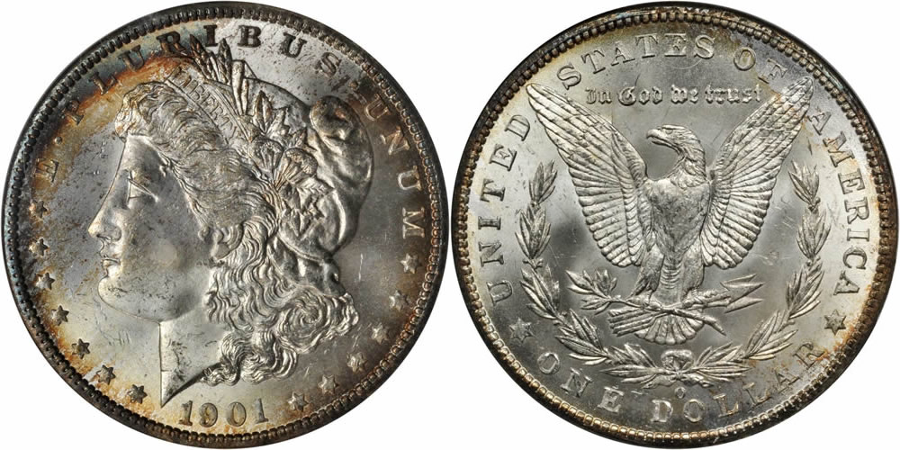 1901 O Morgan Dollar NGC MS-65 CAC 1901 O Morgan Dollar NGC MS-65 CAC