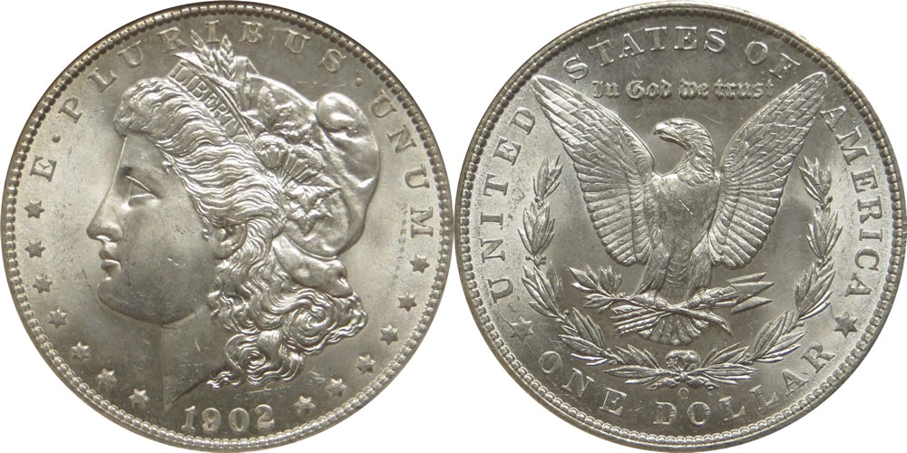 1902 O Morgan Dollar 1902 O Morgan Dollar